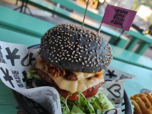 Notorious Sumo Burger at Vegan Junk Food Bar - De Pijp in Amsterdam