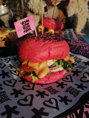 Daddy burger at Vegan Junk Food Bar - De Pijp in Amsterdam