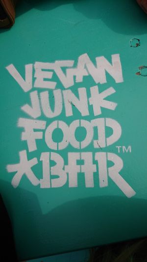 on the table  at Vegan Junk Food Bar - De Pijp in Amsterdam