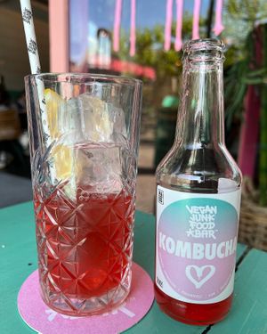 The best kombucha   at Vegan Junk Food Bar - De Pijp in Amsterdam