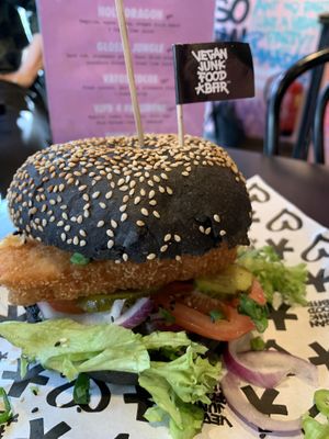 Fizz XO - vegan “cod” was the best   at Vegan Junk Food Bar - De Pijp in Amsterdam
