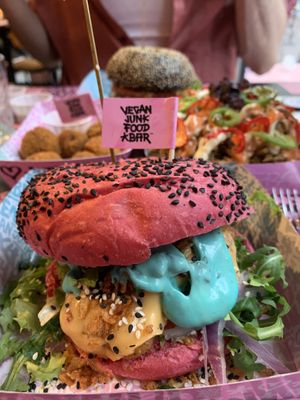 Hamburger  at Vegan Junk Food Bar - De Pijp in Amsterdam