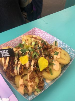 Vegan ribs  at Vegan Junk Food Bar - De Pijp in Amsterdam