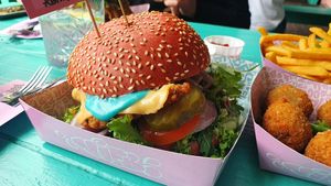The Daddy Burger at Vegan Junk Food Bar - De Pijp in Amsterdam