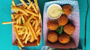 Classic Bitterballen at Vegan Junk Food Bar - De Pijp in Amsterdam