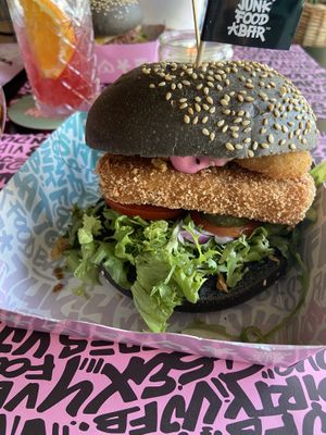 FIZZ XO burger  at Vegan Junk Food Bar - De Pijp in Amsterdam
