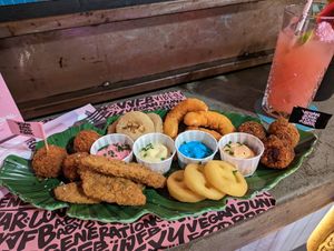 Sumo platter at Vegan Junk Food Bar - De Pijp in Amsterdam