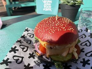 Mc cruelty free   at Vegan Junk Food Bar - De Pijp in Amsterdam