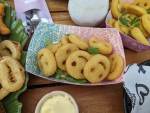 Smiley fries at Vegan Junk Food Bar - De Pijp in Amsterdam