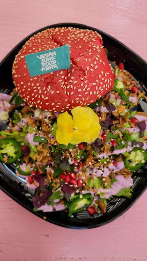 Beastie burger at Vegan Junk Food Bar - De Pijp in Amsterdam