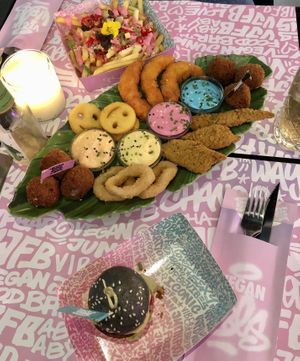 Sumo platter!  at Vegan Junk Food Bar - De Pijp in Amsterdam