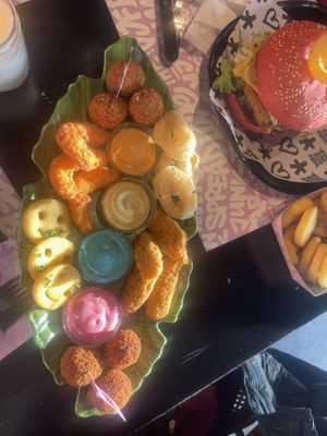 Appetizer platter    at Vegan Junk Food Bar - De Pijp in Amsterdam
