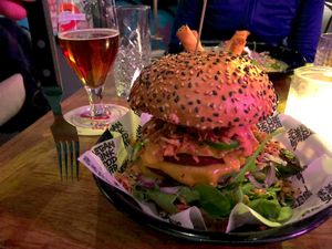 Sumo Burger (Double Patty) at Vegan Junk Food Bar - De Pijp in Amsterdam