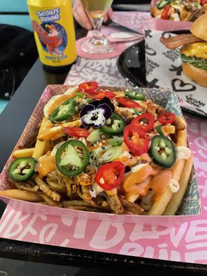 Kapsalon nom nom nom!  at Vegan Junk Food Bar - De Pijp in Amsterdam