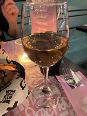 Wine  at Vegan Junk Food Bar - De Pijp in Amsterdam