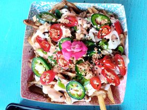 Kapsalon at Vegan Junk Food Bar - De Pijp in Amsterdam