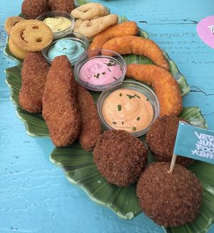 Sumo platter  at Vegan Junk Food Bar - De Pijp in Amsterdam