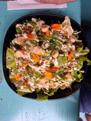 Caesar Salad at Vegan Junk Food Bar - De Pijp in Amsterdam