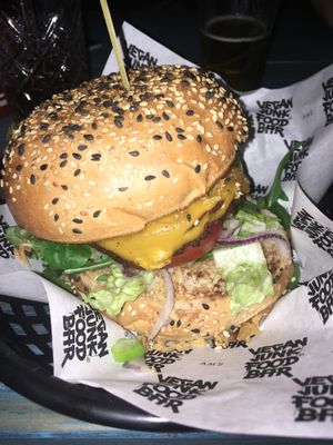 Burger  at Vegan Junk Food Bar - De Pijp in Amsterdam