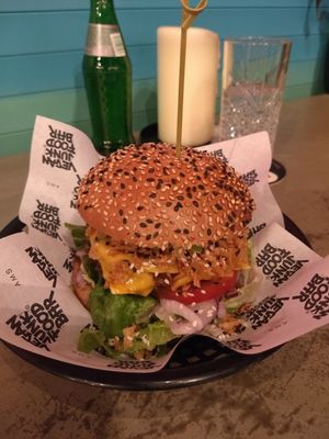 Burger! at Vegan Junk Food Bar - De Pijp in Amsterdam