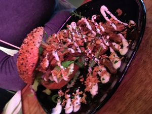 Top burger ever! at Vegan Junk Food Bar - De Pijp in Amsterdam
