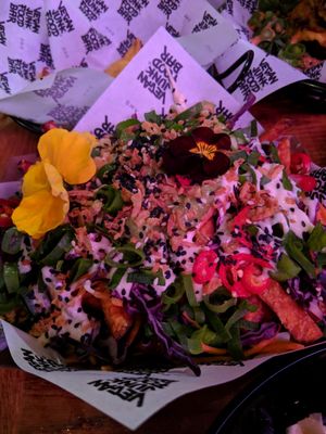 Super Loaded Fries at Vegan Junk Food Bar - De Pijp in Amsterdam