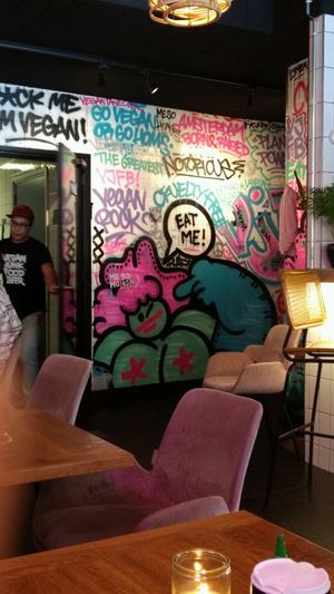 go vegan or go home at Vegan Junk Food Bar - De Pijp in Amsterdam
