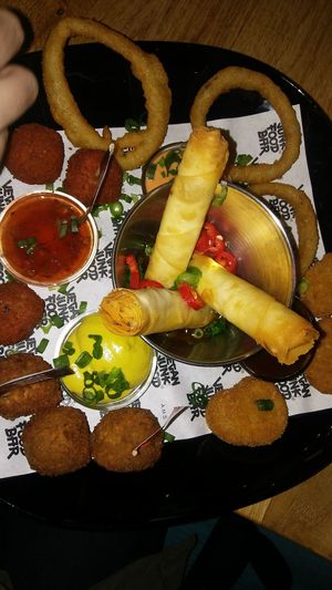 Jumbo platter at Vegan Junk Food Bar - De Pijp in Amsterdam