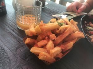 Fries at Vegan Junk Food Bar - De Pijp in Amsterdam
