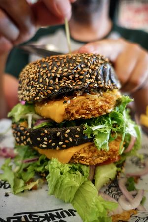 Highly recommending their burgers!!! at Vegan Junk Food Bar - De Pijp in Amsterdam