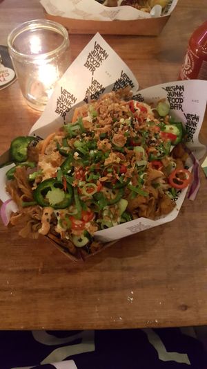 Kapsalon loaded fries at Vegan Junk Food Bar - De Pijp in Amsterdam