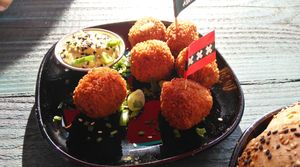 Bitterballen at Vegan Junk Food Bar - De Pijp in Amsterdam