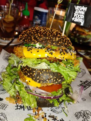 mcdaddy burger if i remember correctly at Vegan Junk Food Bar - De Pijp in Amsterdam