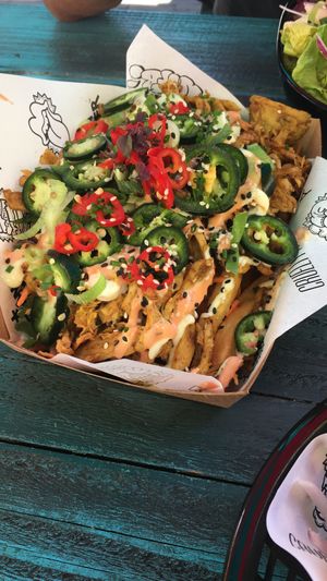 Loaded fries  at Vegan Junk Food Bar - De Pijp in Amsterdam
