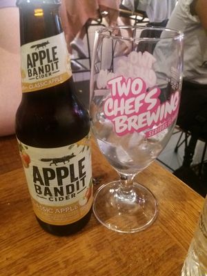 Vegan friendly cider at Vegan Junk Food Bar - De Pijp in Amsterdam