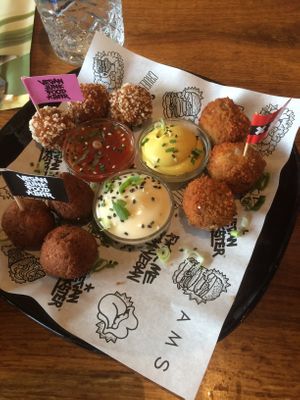 bitterballen at Vegan Junk Food Bar - De Pijp in Amsterdam