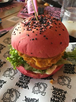 Daddy mcchicken  at Vegan Junk Food Bar - De Pijp in Amsterdam