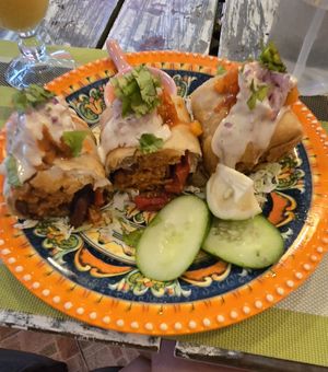 Chimi at Tres Amigos Mexican Cantina in Boracay