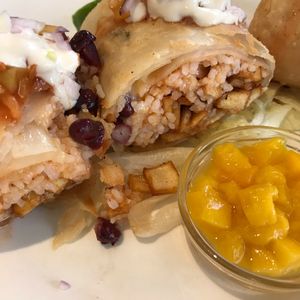 Chimichanga (no courgette or bell pepper)  at Tres Amigos Mexican Cantina in Boracay