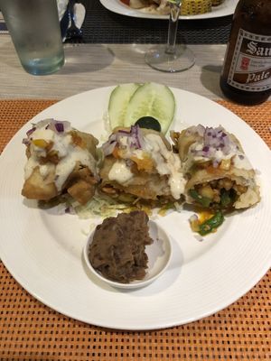 Chimichanga  at Tres Amigos Mexican Cantina in Boracay