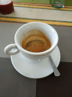 Good quality illy espresso! at Tres Amigos Mexican Cantina in Boracay