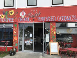 Amore tucked away off street at Amore Food Market & Cafe in Timaru