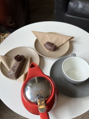 Chocolate covered things. A slice of heaven.  at Amore Food Market & Cafe in Timaru