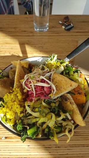 Adundance bowl was DELICIOUS! at Amore Food Market & Cafe in Timaru