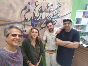 French guys in zima at Zima Healthy Food in Isfahan