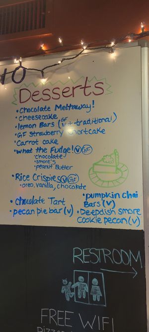 New Dessert board at The Pizza Patio in Flagstaff