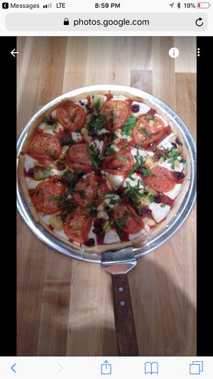 Vegan buffalo cheese!  at The Pizza Patio in Flagstaff