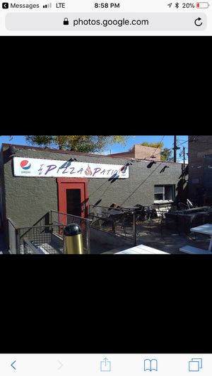 Outside  at The Pizza Patio in Flagstaff