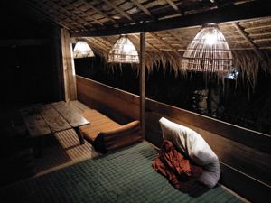 Relaxed setting at Eden Eco Village in Kampot