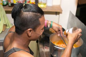 Best vegetarian curry! at Eden Eco Village in Kampot
